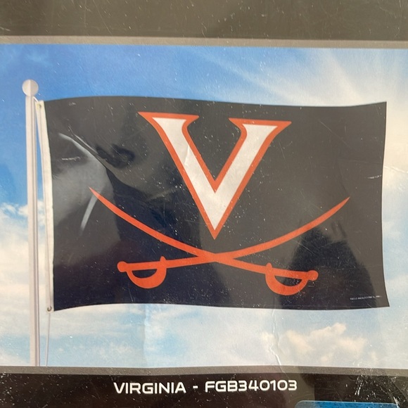 NWT UVA (Virginia Cavaliers) 3’ x 5’ Banner Flag - Picture 1 of 3